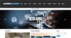 Desktop Screenshot of mobilecontent.biz