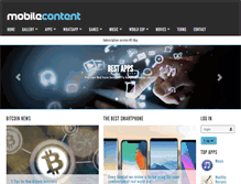 Tablet Screenshot of mobilecontent.biz